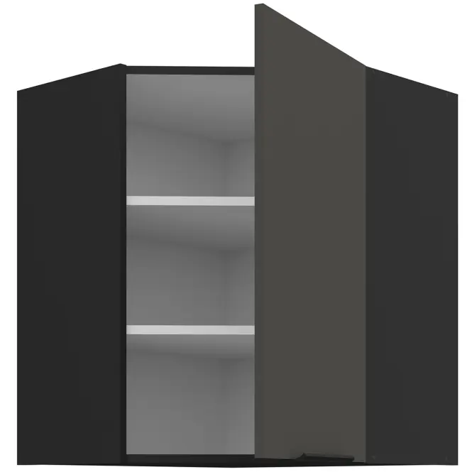 Kuchynská skrinka Aria-Gr/Bl Anti Fingerprint 60x60 Gn-72 1f (45°),3