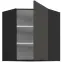Kuchynská skrinka Aria-Gr/Bl Anti Fingerprint 60x60 Gn-72 1f (45°),3