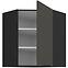 Kuchynská skrinka Aria-Gr/Bl Anti Fingerprint 60x60 Gn-72 1f (45°),3