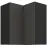 Kuchynská skrinka Aria-Gr/Bl Anti Fingerprint 60x60 Gn-72 2f (90°)