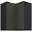Kuchynská skrinka Aria-Gr/Bl Anti Fingerprint 60x60 Gn-72 2f (90°)