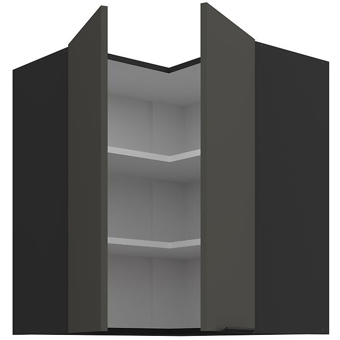 Kuchynská skrinka Aria-Gr/Bl Anti Fingerprint 60x60 Gn-72 2f (90°),3