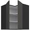 Kuchynská skrinka Aria-Gr/Bl Anti Fingerprint 60x60 Gn-72 2f (90°),3