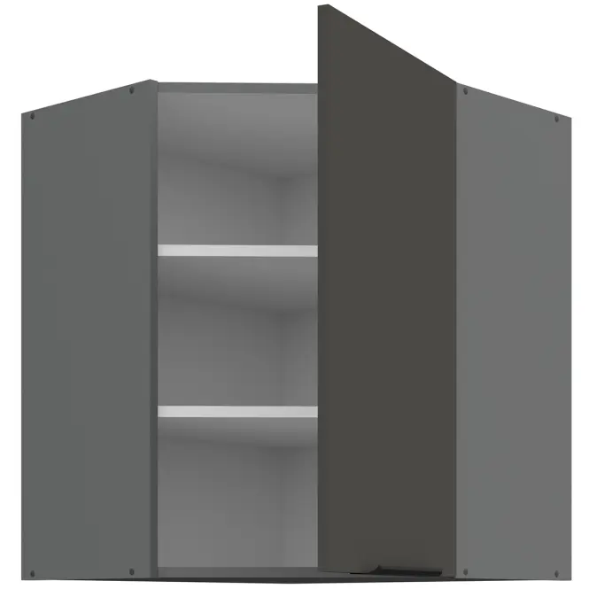 Kuchynská skrinka Aria-Gr/Ant Anti Fingerprint 60x60 Gn-72 1f (45°)
