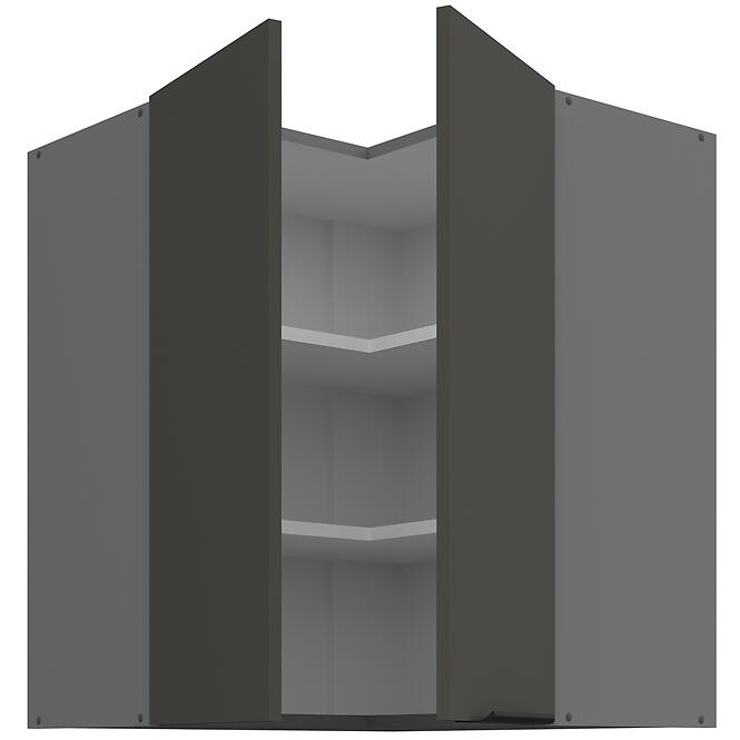 Kuchynská skrinka Aria-Gr/Ant Anti Fingerprint 60x60 Gn-72 2f (90°),3