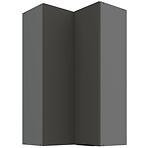 Kuchynská skrinka Aria-Gr/Ant Anti Fingerprint 60x60 Gn-108 2f (90°)