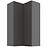 Kuchynská skrinka Aria-Gr/Ant Anti Fingerprint 60x60 Gn-108 2f (90°)