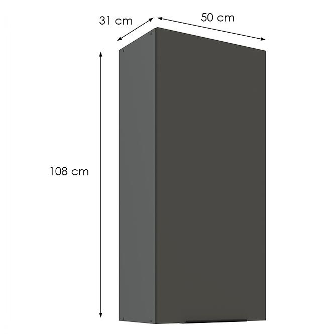 Kuchynská skrinka Aria-Gr/Ant Anti Fingerprint 50g-108 1f