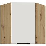Kuchynská skrinka Aria-Wh/Ar Anti Fingerprint 60x60 Gn-72 1f (45°)