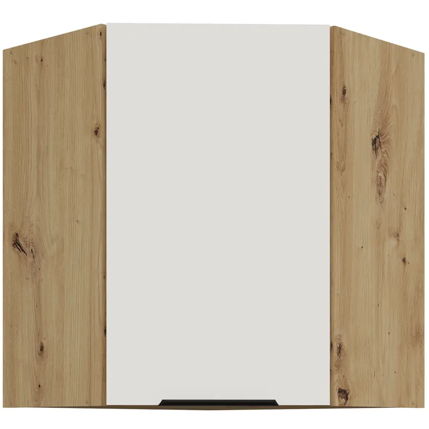 Kuchynská skrinka Aria-Wh/Ar Anti Fingerprint 60x60 Gn-72 1f (45°)