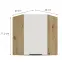 Kuchynská skrinka Aria-Wh/Ar Anti Fingerprint 60x60 Gn-72 1f (45°),2