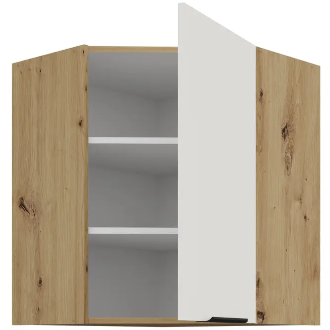 Kuchynská skrinka Aria-Wh/Ar Anti Fingerprint 60x60 Gn-72 1f (45°)