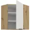 Kuchynská skrinka Aria-Wh/Ar Anti Fingerprint 60x60 Gn-72 1f (45°),3