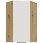 Kuchynská skrinka Aria-Wh/Ar Anti Fingerprint 60x60 Gn-108 1f (45°)