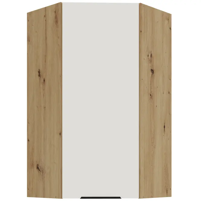 Kuchynská skrinka Aria-Wh/Ar Anti Fingerprint 60x60 Gn-108 1f (45°)