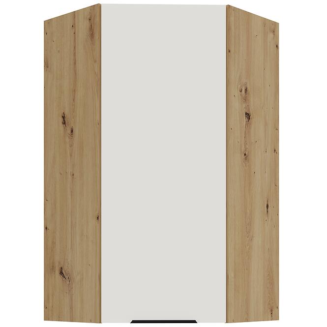 Kuchynská skrinka Aria-Wh/Ar Anti Fingerprint 60x60 Gn-108 1f (45°)