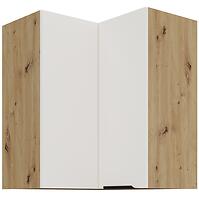 Kuchynská skrinka Aria-Wh/Ar Anti Fingerprint 60x60 Gn-72 2f (90°)