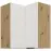 Kuchynská skrinka Aria-Wh/Ar Anti Fingerprint 60x60 Gn-72 2f (90°)