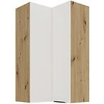 Kuchynská skrinka Aria-Wh/Ar Anti Fingerprint 60x60 Gn-108 2f (90°)