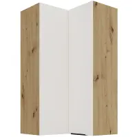 Kuchynská skrinka Aria-Wh/Ar Anti Fingerprint 60x60 Gn-108 2f (90°)