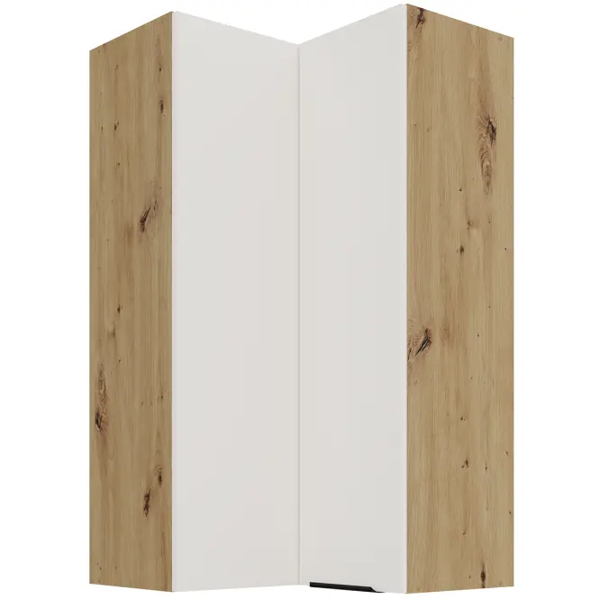 Kuchynská skrinka Aria-Wh/Ar Anti Fingerprint 60x60 Gn-108 2f (90°)
