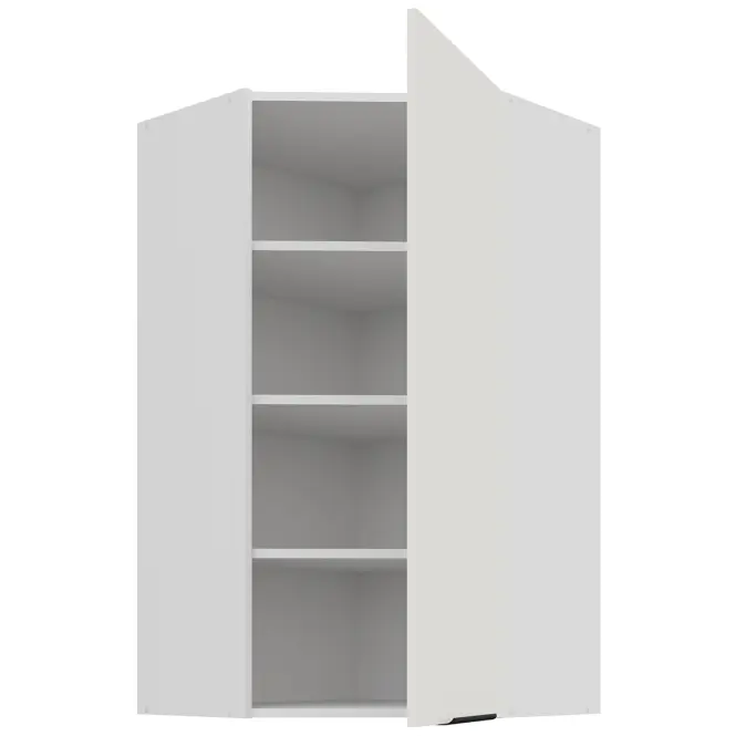 Kuchynská skrinka Aria-Wh/Wh Anti Fingerprint 60x60 Gn-108 1f (45°)