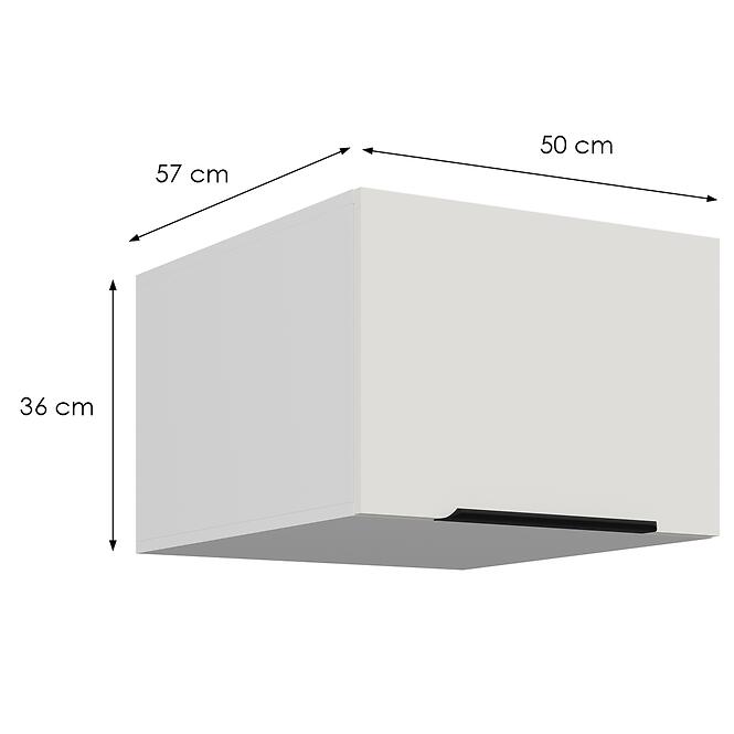 Kuchynská skrinka Aria-Wh/Wh Anti Fingerprint 50 Nagu-36 1f