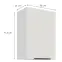 Kuchynská skrinka Aria-Wh/Wh Anti Fingerprint 50g-72 1f,2