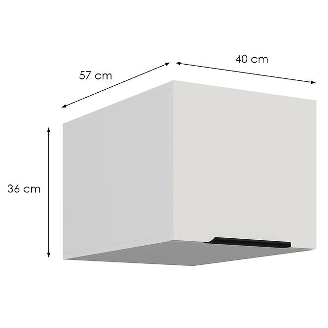 Kuchynská skrinka Aria-Wh/Wh Anti Fingerprint 40 Nagu-36 1f,2