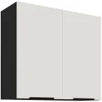 Kuchynská skrinka Aria-Wh/Bl Anti Fingerprint 80g-72 2f