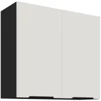 Kuchynská skrinka Aria-Wh/Bl Anti Fingerprint 80g-72 2f