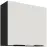 Kuchynská skrinka Aria-Wh/Bl Anti Fingerprint 80g-72 2f