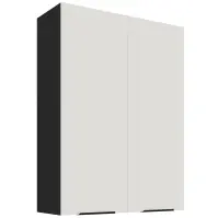 Kuchynská skrinka Aria-Wh/Bl Anti Fingerprint 80g-108 2f