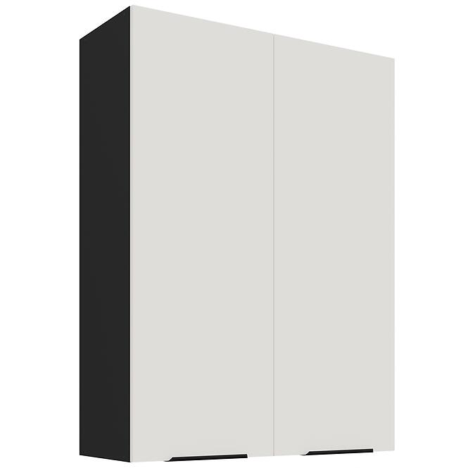 Kuchynská skrinka Aria-Wh/Bl Anti Fingerprint 80g-108 2f