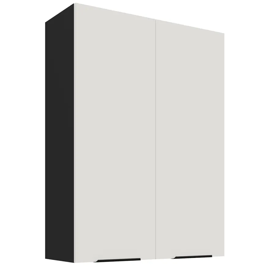Kuchynská skrinka Aria-Wh/Bl Anti Fingerprint 80g-108 2f