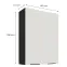 Kuchynská skrinka Aria-Wh/Bl Anti Fingerprint 80g-108 2f,2