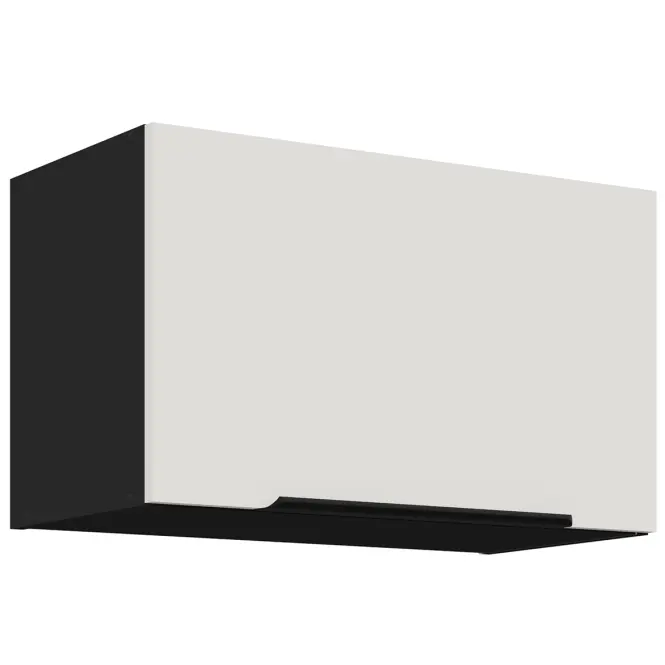 Kuchynská skrinka Aria-Wh/Bl Anti Fingerprint 60gu-36 1f