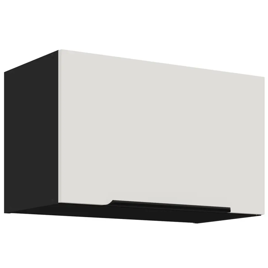 Kuchynská skrinka Aria-Wh/Bl Anti Fingerprint 60gu-36 1f