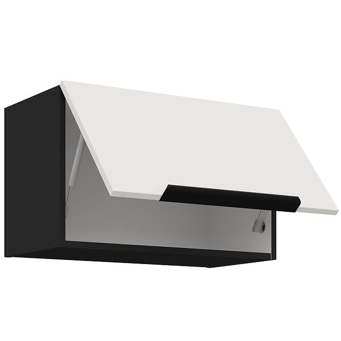 Kuchynská skrinka Aria-Wh/Bl Anti Fingerprint 60gu-36 1f