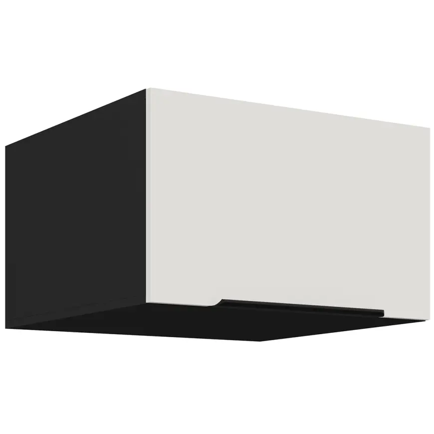 Kuchynská skrinka Aria-Wh/Bl Anti Fingerprint 60 Nagu-36 1f
