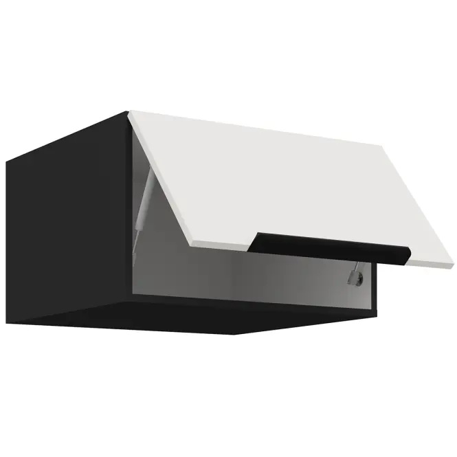 Kuchynská skrinka Aria-Wh/Bl Anti Fingerprint 60 Nagu-36 1f