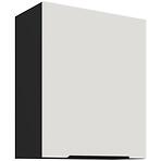Kuchynská skrinka Aria-Wh/Bl Anti Fingerprint 60g-72 1f
