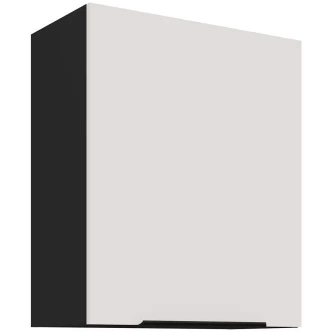 Kuchynská skrinka Aria-Wh/Bl Anti Fingerprint 60g-72 1f