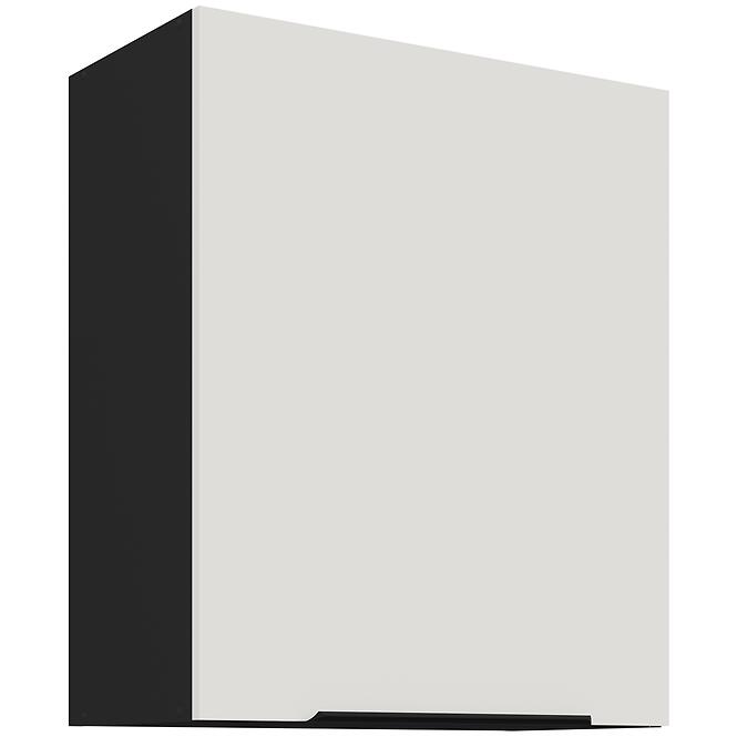 Kuchynská skrinka Aria-Wh/Bl Anti Fingerprint 60g-72 1f