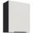Kuchynská skrinka Aria-Wh/Bl Anti Fingerprint 60g-72 1f