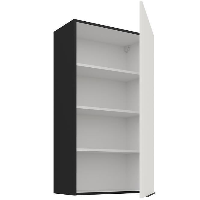 Kuchynská skrinka Aria-Wh/Bl Anti Fingerprint 60g-108 1f,3