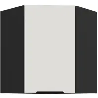 Kuchynská skrinka Aria-Wh/Bl Anti Fingerprint 60x60 Gn-72 1f (45°)