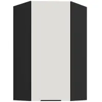 Kuchynská skrinka Aria-Wh/Bl Anti Fingerprint 60x60 Gn-108 1f (45°)