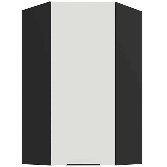 Kuchynská skrinka Aria-Wh/Bl Anti Fingerprint 60x60 Gn-108 1f (45°)