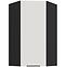 Kuchynská skrinka Aria-Wh/Bl Anti Fingerprint 60x60 Gn-108 1f (45°)